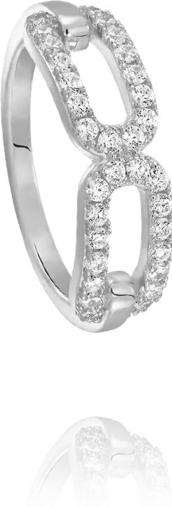 Image du produit Charles Garnier Bague en argent, oxyde de zirconium (50, Argent 925)