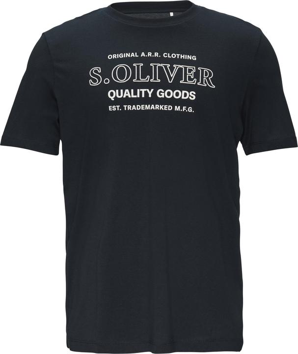 Actual product image S.Oliver T-Shirt T-Shirt mit Logo-Motiven aus reiner Baumwolle (S)