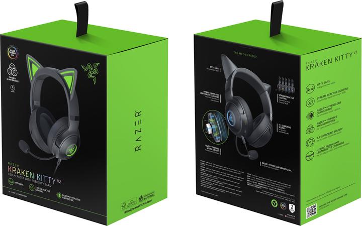 Actual product image Razer Kraken Kitty V2 (Cable)