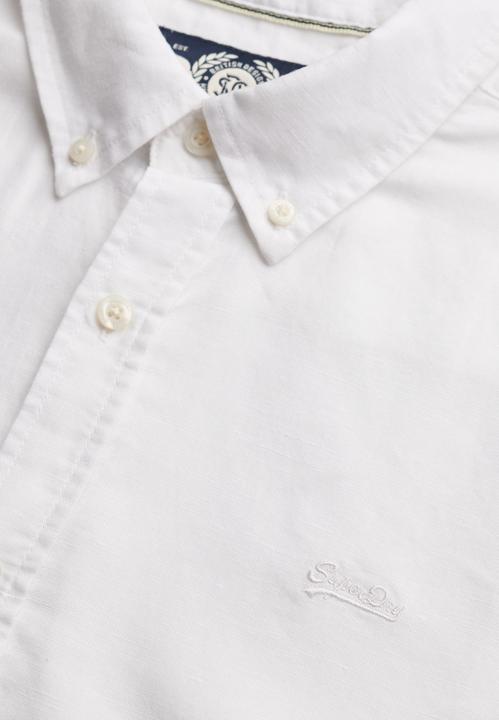 Immagine prodotto Superdry Baumwoll-Leinenhemd mit langen Ärmeln (L)