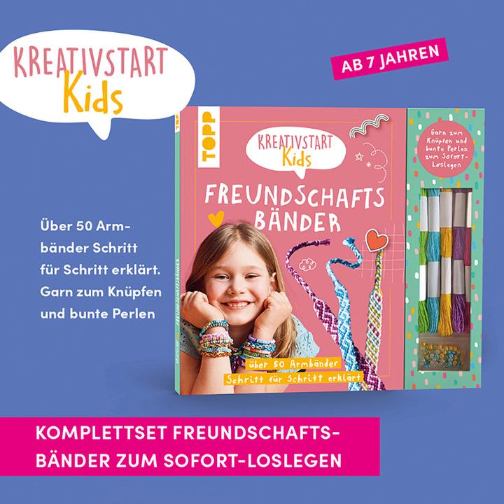 Actual product image Kreativstart Kids Freundschaftsbänder (German, cheeky publisher, 2024)