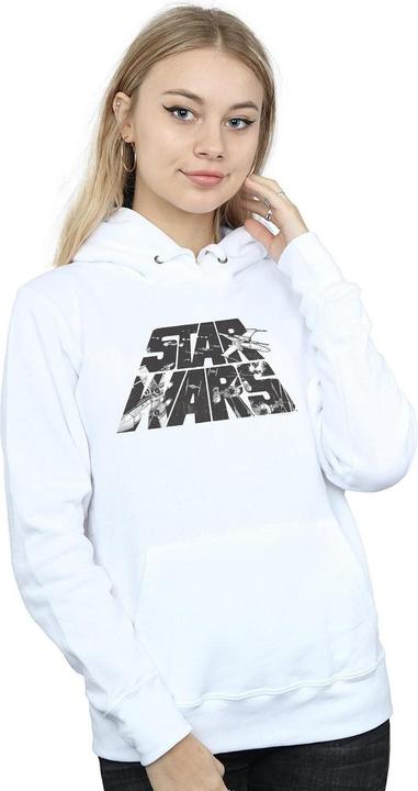 Image du produit Star Wars - Sweat à capuche LOGO SPACE SKETCH - Femme (M)