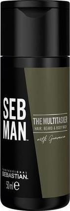 Immagine prodotto Sebastian SEB MAN - Il lavaggio multitasking per capelli, barba e corpo (50 ml, Shampoo liquido)