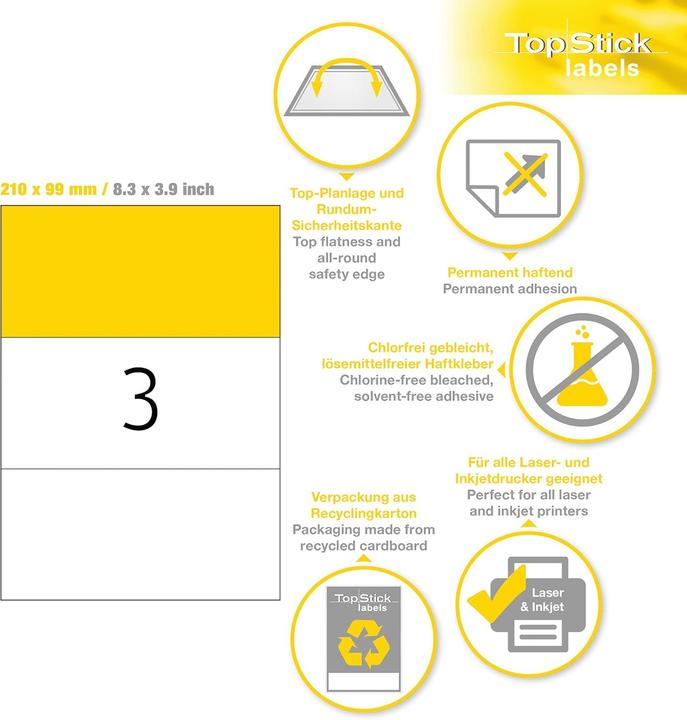 Actual product image HERMA Universal-Etiketten
