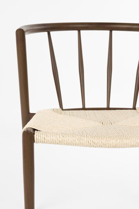 Productafbeelding White Label Living Chair Che Walnut