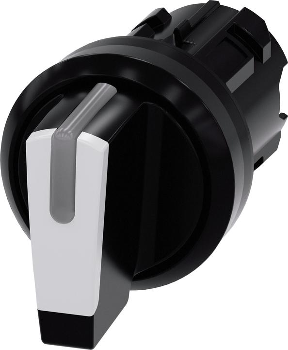 Actual product image Siemens Selector switch, 22mm round black white