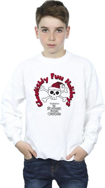 Produktbild Disney The Nightmare Before Christmas Ghouishly Fun Holidays Sweatshirt Jungen (140, 146)