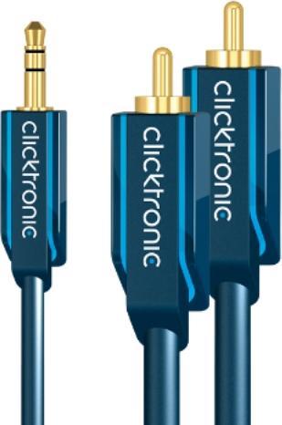 Actual product image Goobay MP3 adapter cable (1 m, 3.5mm jack (AUX), Cinch)
