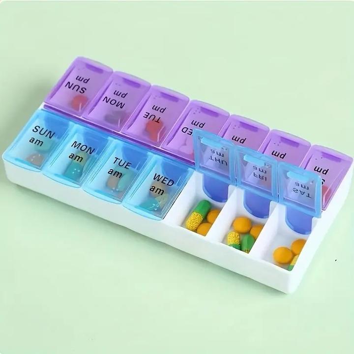 Actual product image Cbx Tablet box 7 days - morning and evening