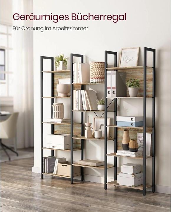 Produktbild Vasagle Bücherregal (158 x 24 x 166 cm)