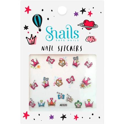 Actual product image Snails Nail sticker princess