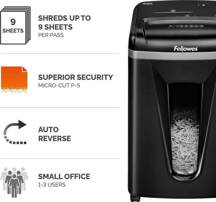 Actual product image Fellowes Microshred 450M (Microcut)