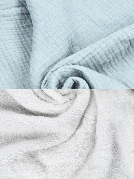 Actual product image Aspero 2x Baby Musselin Wickeltücher aus Bio-Baumwolle