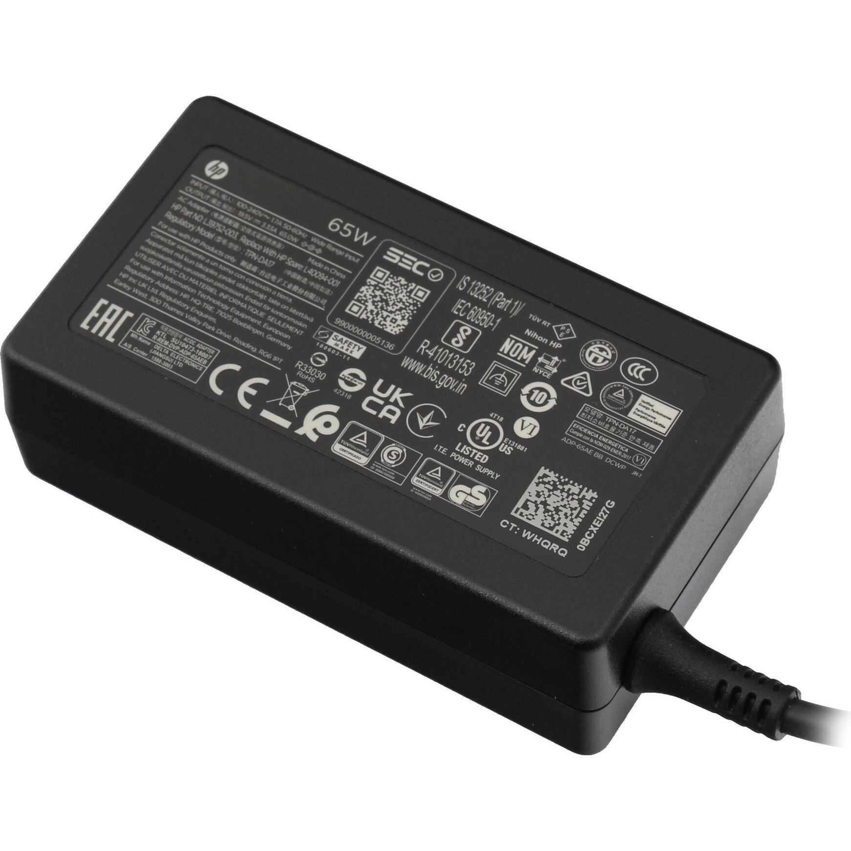 HP 741346-001 (65 W), Notebook Netzteil, Schwarz