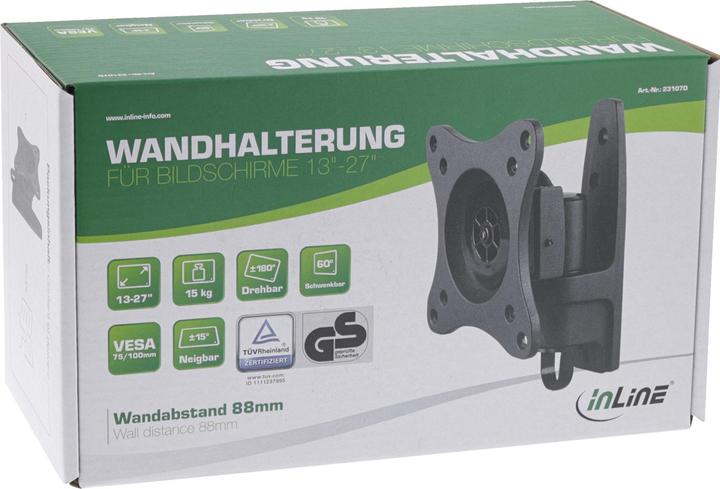 Produktbild InLine Wandhalterung (Wand, 13")