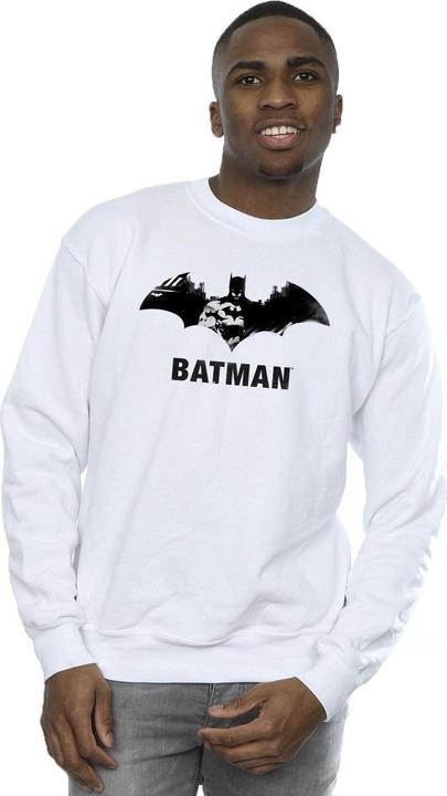 Actual product image Mens Batman Black Stare Logo Cotton Sweatshirt (3XL)