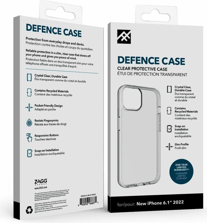 Nutritional values and ingredients Zagg Ifrogz Cases Defence Ip Picard (Apple iPhone 14)