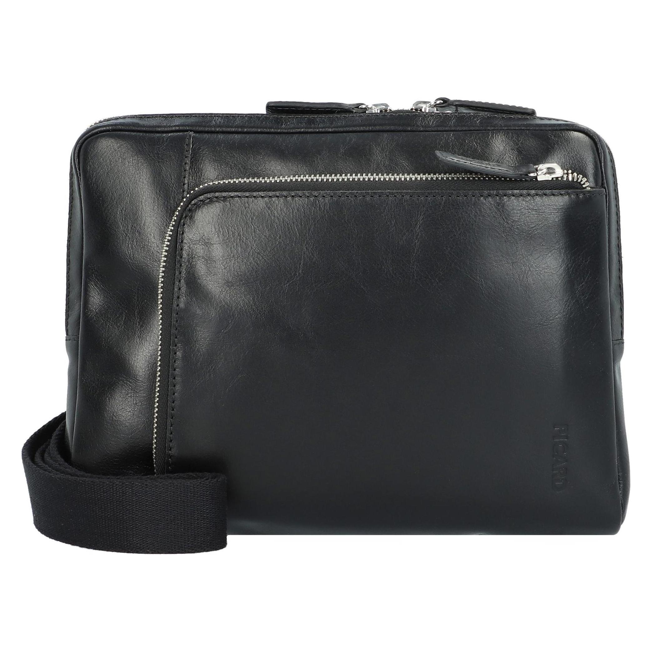 Picard, Herren, Handtasche, Buddy, Schwarz