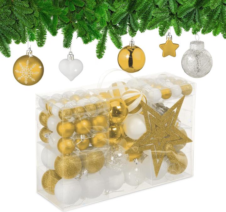 Actual product image Relaxdays Christmas baubles set (1 -part)