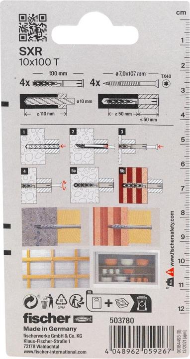 Actual product image Fischer Long-shaft dowel SXR T (4 pcs.)
