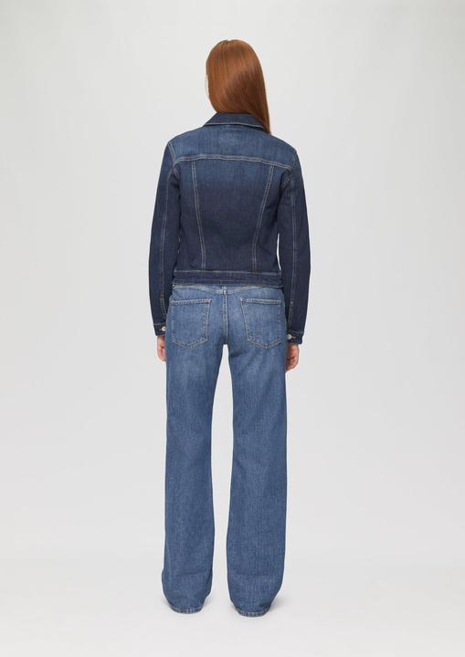 Produktbild S.Oliver Indoor-Jacke Schmal geschnittene Denimjacke in authentischer Waschung (M)