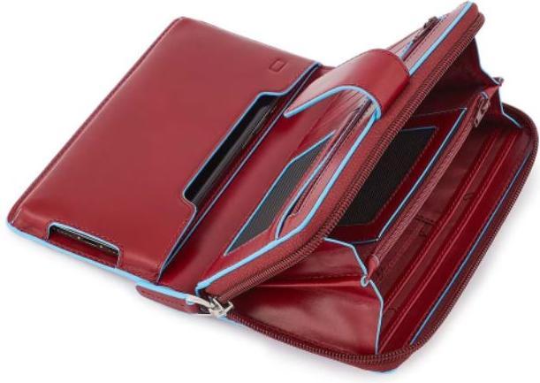 Produktbild Piquadro Blue Square - Damengeldbörse mit Münz und Handyfach