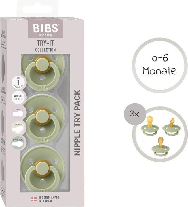 Immagine prodotto Bibs Prova il colore (3 x, fino a 6 M.)