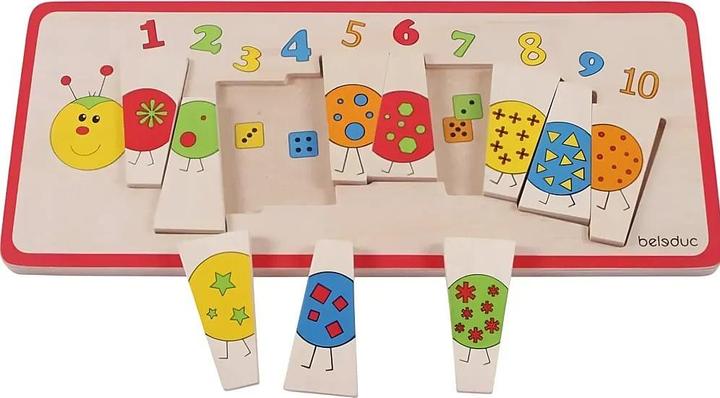 Immagine prodotto Beleduc Numero bruco (10 pezzi)