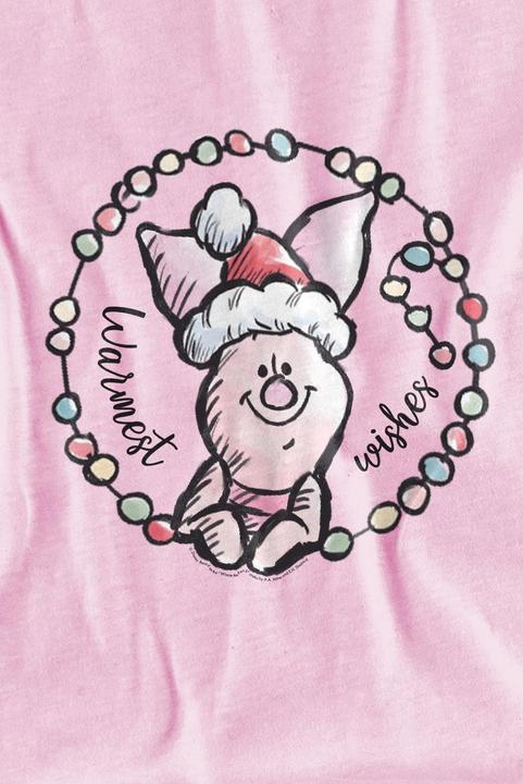 Actual product image Winnie the Pooh Childrens/Kids Warmest Christmas Wishes Piglet T-Shirt (140)