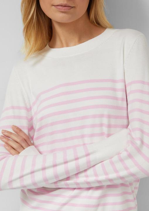 Image du produit s.Oliver Strickpullover Gestreifter Pullover aus Viskosemix (36)