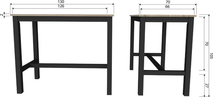 Immagine prodotto Woood Silas (55 x 120 x 44 cm)