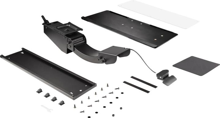 Actual product image StarTech com Under Desk Keyboard Tray - Full Motion & Height Adjustable Keyboard and Mouse Tray