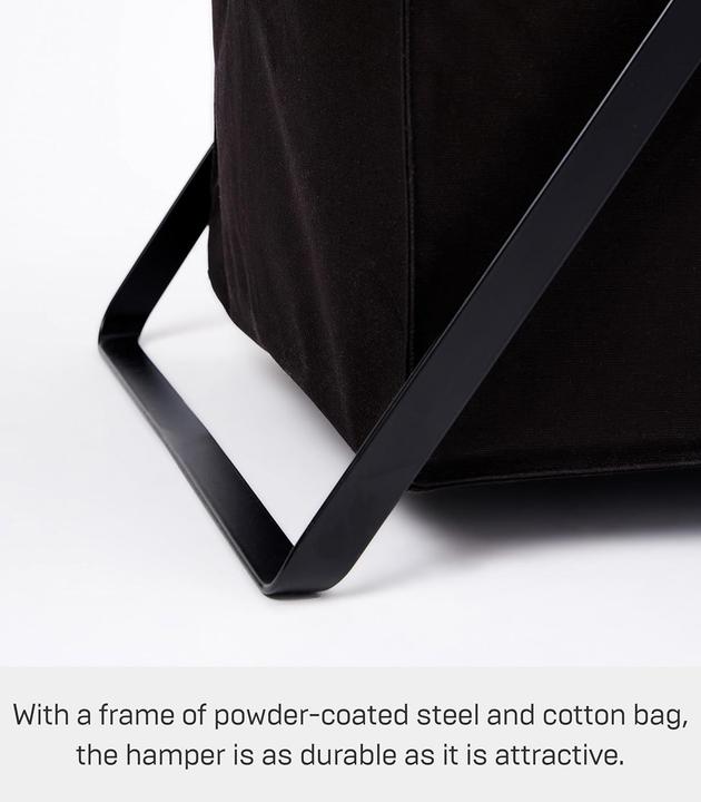 Actual product image Yamazaki Wäschekorb mit herausnehmbarer Tasche TOWER (45 l)