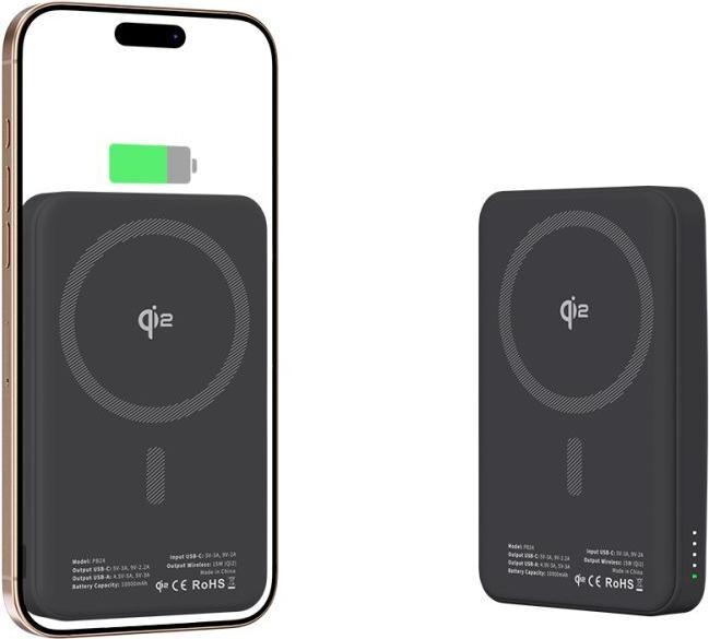Productafbeelding Tech-Protect Power bank Media-tech PB24 LIFEMAG QI2 MAGSAFE POWER BANK 10000MAH (15 W)