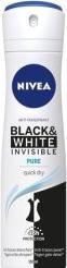 Immagine prodotto NIVEA Spray antitraspirante Invisible For Black & White Pure 150ml (Getto vaporizzato, 150 ml)