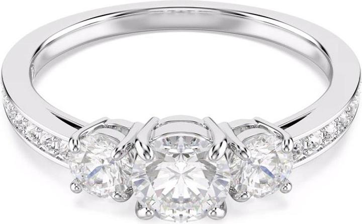 Produktbild Swarovski Attract Trilogy Ring Gemischte Rundschliffe Weiss (60)