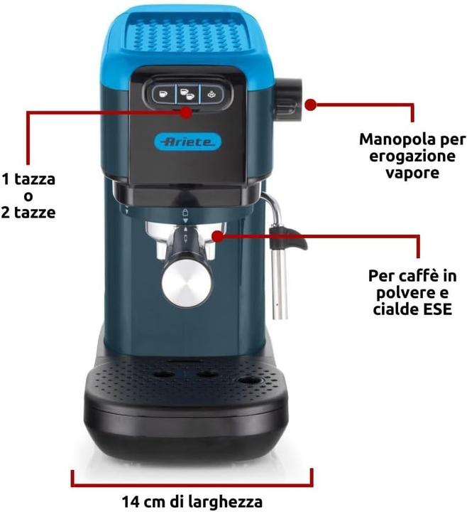Actual product image Ariete Portafilter machine blue