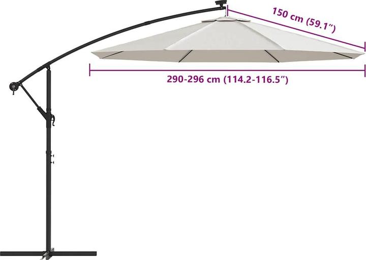Immagine prodotto vidaXL Schirmbespannung (3 m)