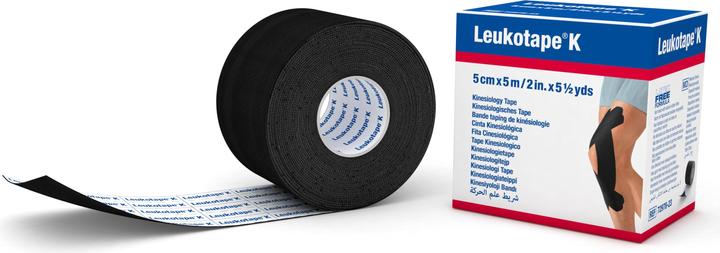 Produktbild BSN K Pflasterbinde 5mx5cm schwarz (5 m)