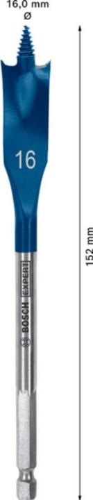 Produktbild Bosch Professional Zubehör EXPERT Self Cut Speed Flachfräsbohrer, 16 x 152 mm (16 Millimeter)