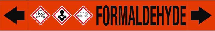 Actual product image Brady ASME - Pipe markers - Formaldehydes