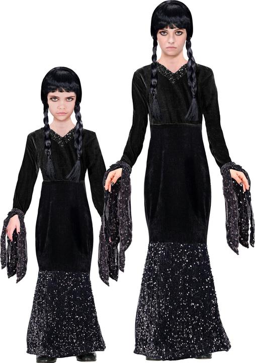 Widmann Costume Adams Family Wednesday Ball Dress