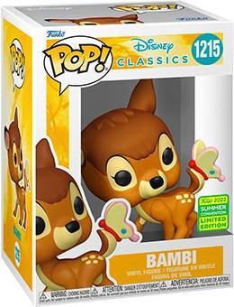 Produktbild Funko POP! Disney Classics Bambi - Bambi avec Papillon Edition Limitée Summer Convention 2022