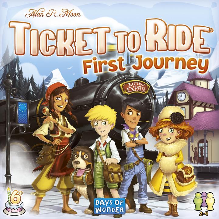 Actual product image Enigma Ticket to Ride - First Journey Nordic (Danish, Finnish, Norwegian, Swedish, 2 - 4 Players)