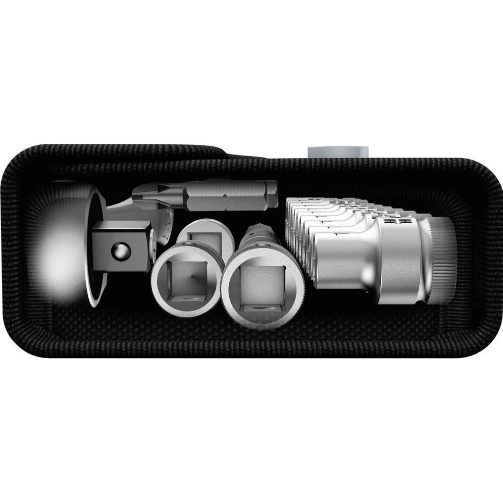 Thumbnail - Wera, Steckschlüssel + Stecknuss, 8100 SC 7 Zyklop Metal-Knarrensatz (15 mm, 12 mm, 16 mm, 17 mm, 10  mm, 19 mm, 11 mm, ...
