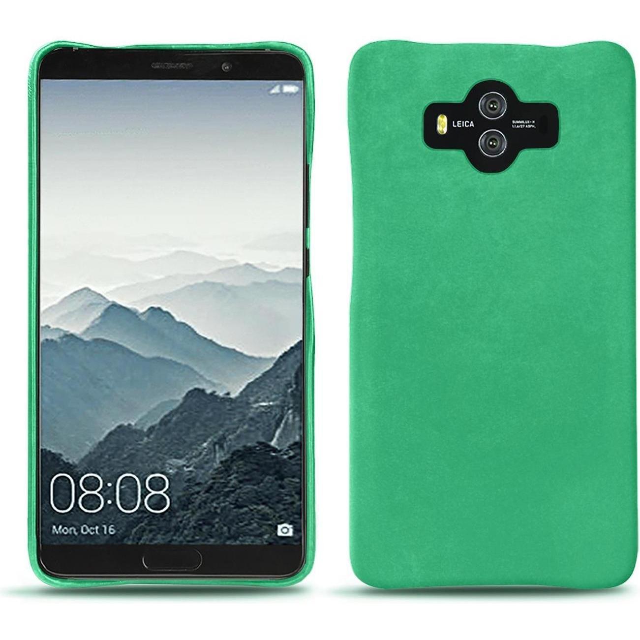 Noreve Lederschutzhülle (Huawei Mate 10), Smartphone Hülle, Grün