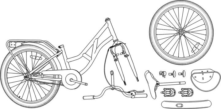 Produktbild vidaXL Kinderfahrrad (20")