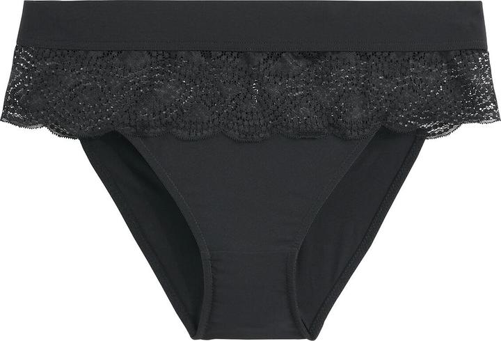 Produktbild La Redoute Collections Slip aus Spitze und Mikrofaser (44, 46, Einzelpack)