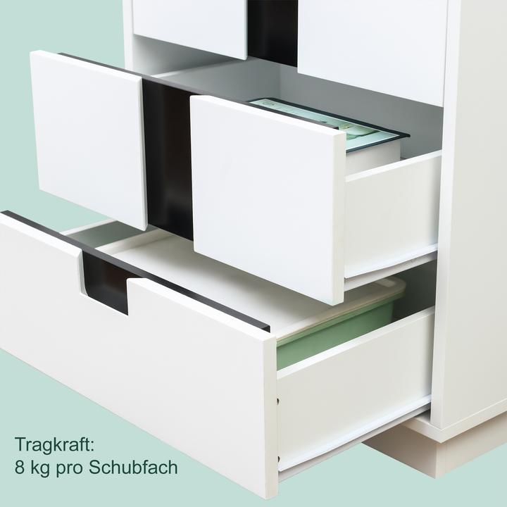 Image du produit Relaxdays Kommode mit Schubladen (50 x 40 x 56 cm)
