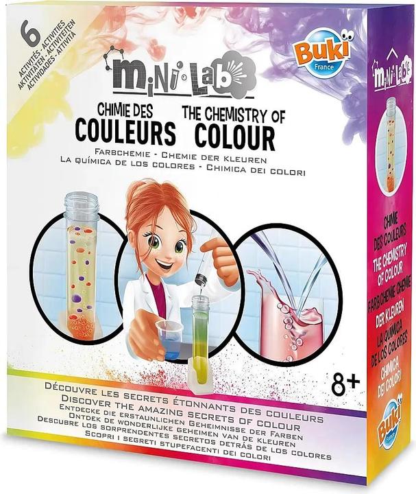 Actual product image Buki Experiment kit mini Lab color chemistry